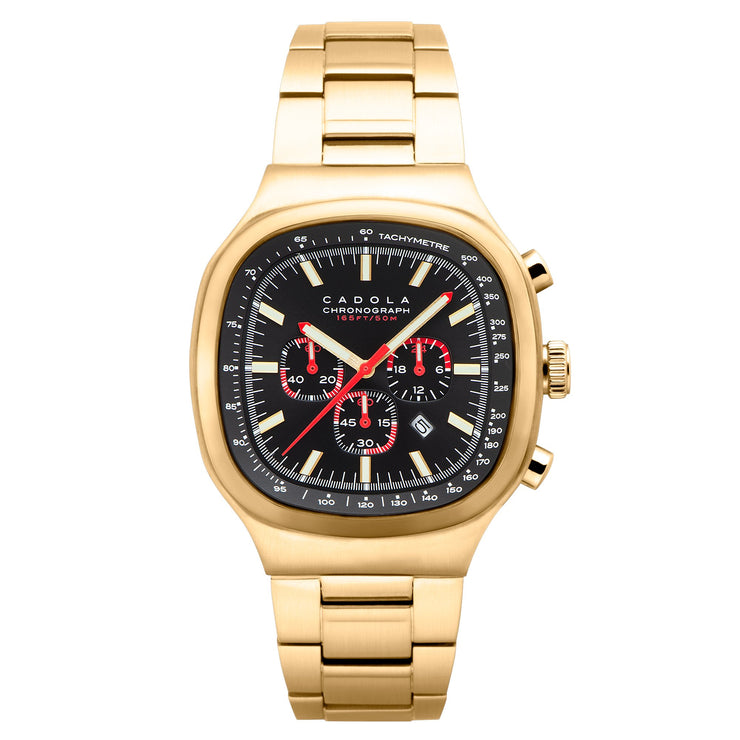 Cadola Hulme Chronograph Black Gold - Watches.com - CD - 1026 - 44