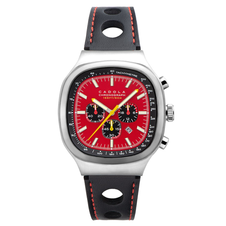 Cadola Hulme Chronograph Cherry Red - Watches.com - CD - 1026 - 02