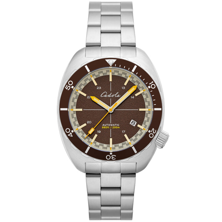 Cadola Intrepid Automatic Birchwood Brown - Watches.com - CD - 1012 - 66