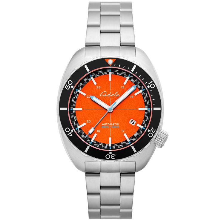 Cadola Intrepid Automatic Tangerine - Watches.com - CD - 1012 - 55