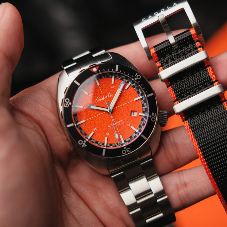 Cadola Intrepid Automatic Tangerine - Watches.com - CD - 1012 - 55