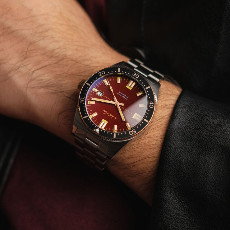 Cadola Noumea Automatic Burgundy - Watches.com - CD - 1005 - 66