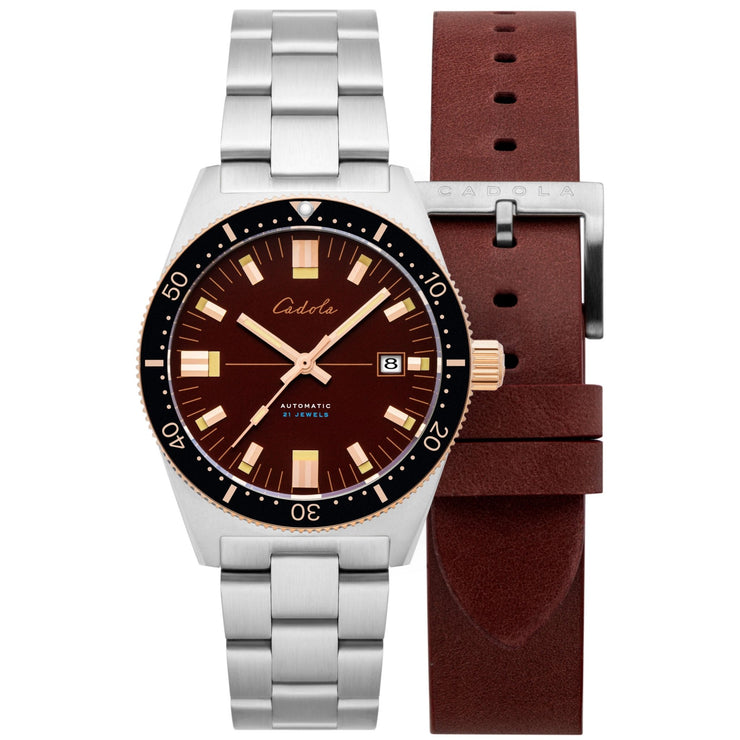 Cadola Noumea Automatic Burgundy - Watches.com - CD - 1005 - 66