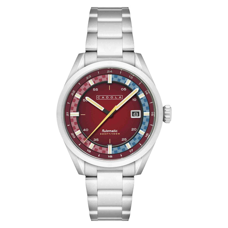 Cadola Paddock Automatic Deep Red - Watches.com - CD - 1037 - 55