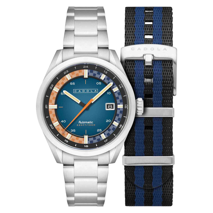 Cadola Paddock Automatic Navy Blue - Watches.com - CD - 1037 - 22