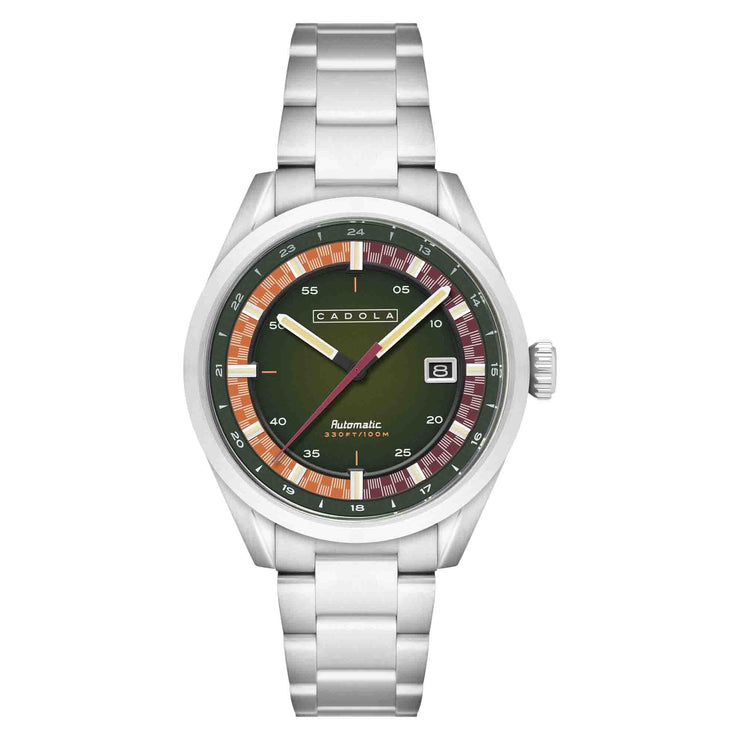 Cadola Paddock Automatic Pine Green - Watches.com - CD - 1037 - 44