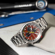 Cadola Surtees Meca Quartz Chronograph Diablo Red - Watches.com - CD - 1028 - 33