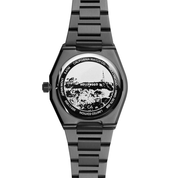 California Watch Co. Hollywood 32 All Gunmetal - Watches.com - HWD - 2221 - 02B