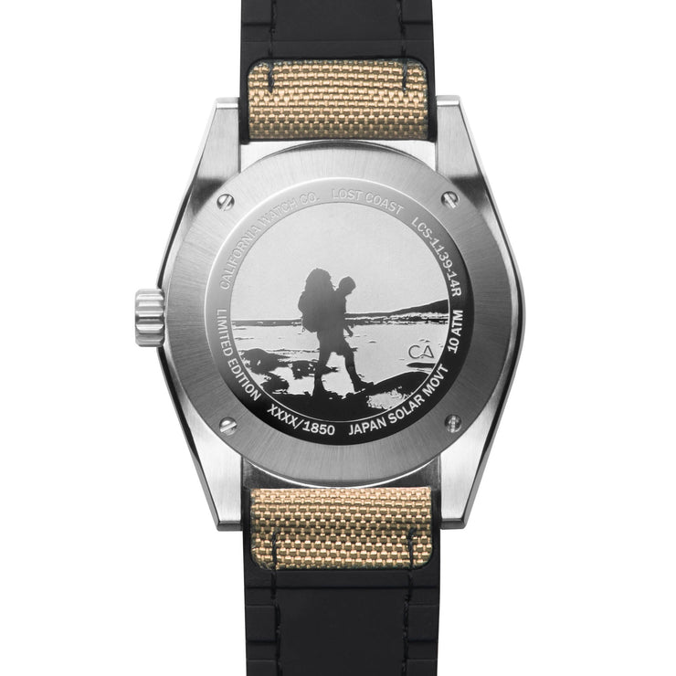 California Watch Co. Lost Coast Solar Field Tidal Zone - Watches.com - LCS - 1177 - 22R