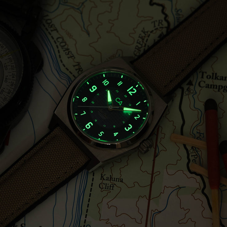 California Watch Co. Lost Coast Solar Field Tidal Zone - Watches.com - LCS - 1177 - 22R