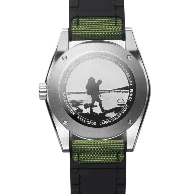 California Watch Co. Lost Coast Solar Field Trail Guide - Watches.com - LCS - 1133 - 14R