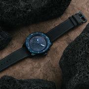 California Watch Co. Mavericks Chrono Leather Deep Blue Gray - Watches.com - MVK - 7772 - 11L