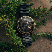 California Watch Co. Mavericks Chrono SS All Black Gold - Watches.com - MVK - 3535 - 03B