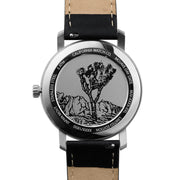 California Watch Co. Mojave Leather Black Silver - Watches.com - MJV - 1111 - 03L