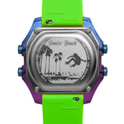 California Watch Co. Venice Beach Digital Deep Ocean Lime - Watches.com - VNB - 7977 - 36R