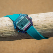 California Watch Co. Venice Beach Digital Deep Ocean Teal - Watches.com - VNB - 7977 - 32R