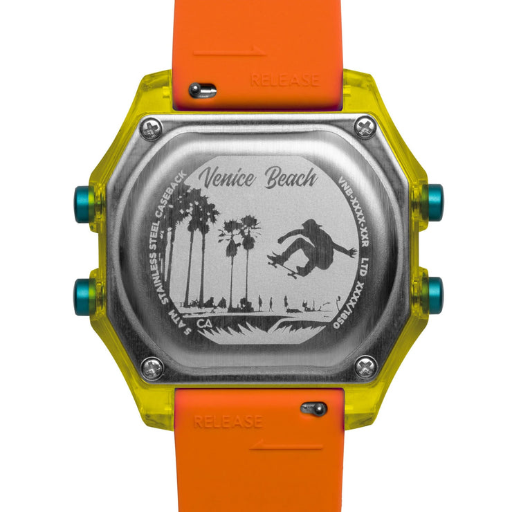 California Watch Co. Venice Beach Digital Electric Orange - Watches.com - VNB - 9979 - 16R