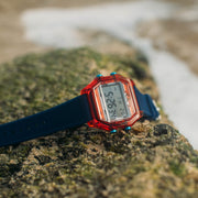 California Watch Co. Venice Beach Digital Red White Navy - Watches.com - VNB - 8870 - 44R