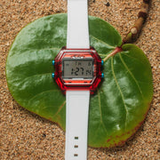 California Watch Co. Venice Beach Digital Red White - Watches.com - VNB - 8870 - 00R