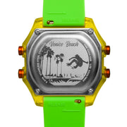 California Watch Co. Venice Beach Digital Yellow Blue Lime - Watches.com - VNB - 9987 - 36R