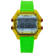 California Watch Co. Venice Beach Digital Yellow Blue Lime - Watches.com - VNB - 9987 - 36R