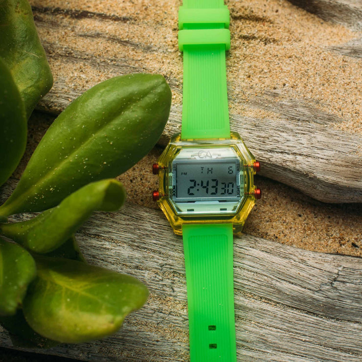 California Watch Co. Venice Beach Digital Yellow Blue Lime - Watches.com - VNB - 9987 - 36R