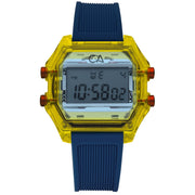 California Watch Co. Venice Beach Digital Yellow Blue Navy - Watches.com - VNB - 9987 - 44R