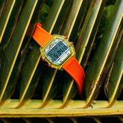 California Watch Co. Venice Beach Digital Yellow Blue Orange - Watches.com - VNB - 9987 - 16R