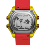 California Watch Co. Venice Beach Digital Yellow Blue Red - Watches.com - VNB - 9987 - 08R