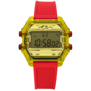 California Watch Co. Venice Beach Digital Yellow Red - Watches.com - VNB - 9989 - 08R