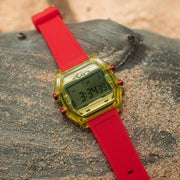 California Watch Co. Venice Beach Digital Yellow Red - Watches.com - VNB - 9989 - 08R