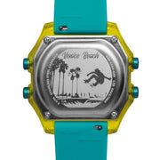 California Watch Co. Venice Beach Digital Yellow Teal - Watches.com - VNB - 9999 - 32R