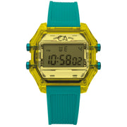 California Watch Co. Venice Beach Digital Yellow Teal - Watches.com - VNB - 9999 - 32R