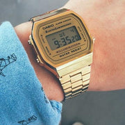 Casio Vintage Digital Gold - Watches.com - A168WG - 9VT