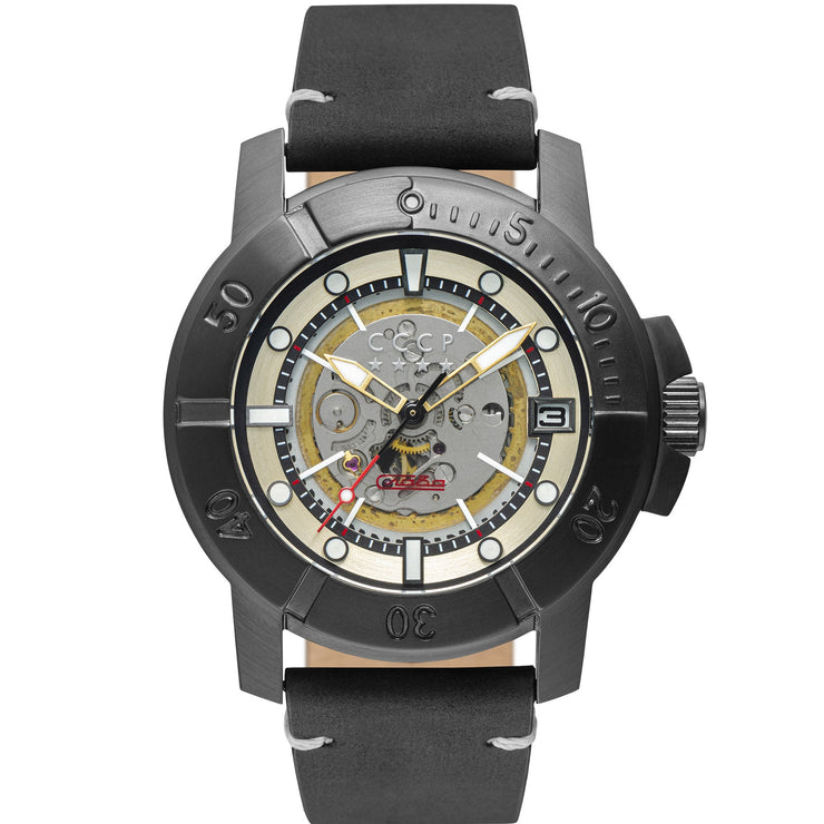 CCCP Goshkov Automatic Black Gold - Watches.com - CP - 7057 - 05