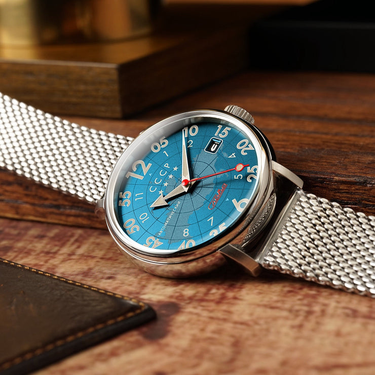 CCCP Heroes Comrade Automatic Blue Steel - Watches.com - CP - 7097 - 33