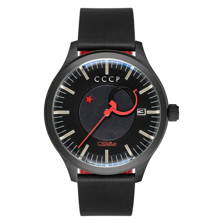 CCCP Heroes Kamzolkin Automatic Black - Watches.com - CP - 7077 - 02