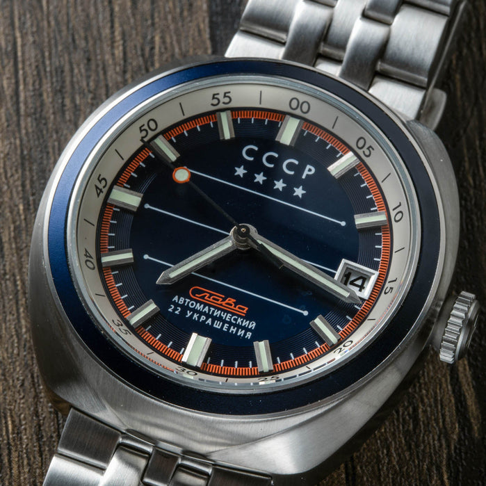 CCCP Heroes Togliatti Automatic Blue angled shot picture