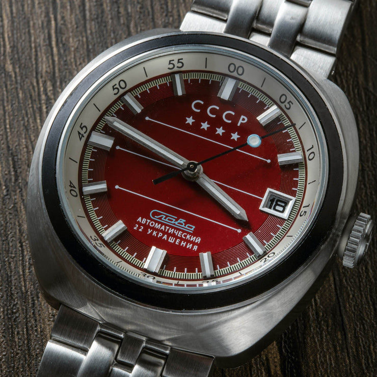 CCCP Heroes Togliatti Automatic Red - Watches.com - CP - 7090 - 44