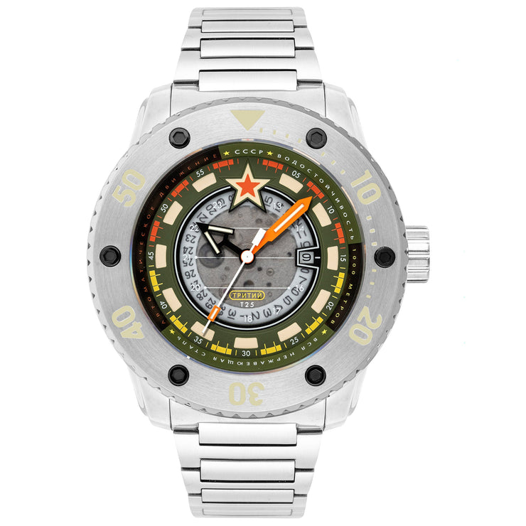 CCCP Naval Kondor Tritium Automatic Green Limited Edition - Watches.com - CP - 7095 - 33