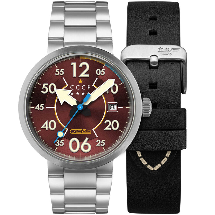 CCCP Proton Automatic Red - Watches.com - CP - 7089 - 55