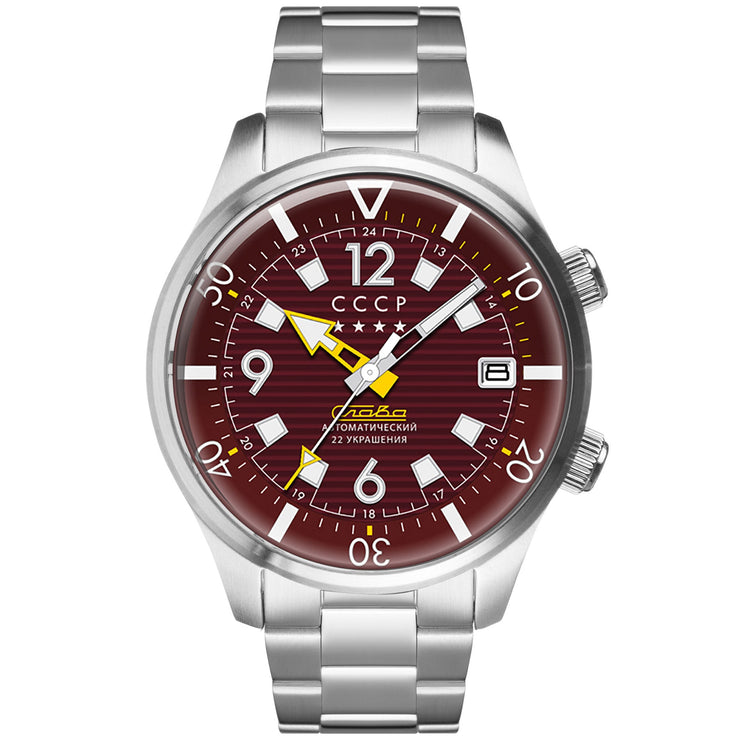 CCCP Spetsnaz Automatic SS Red - Watches.com - CP - 7068 - 33