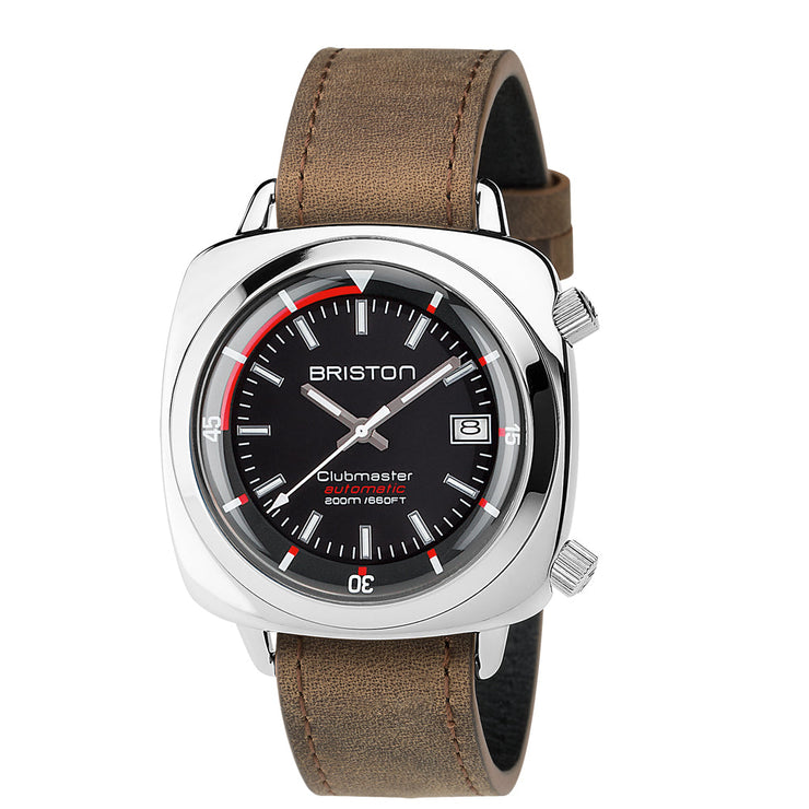 Briston Clubmaster Diver Automatic Steel Black