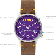 Columbia Canyon Ridge LSU Purple - Watches.com - CSC02 - 011