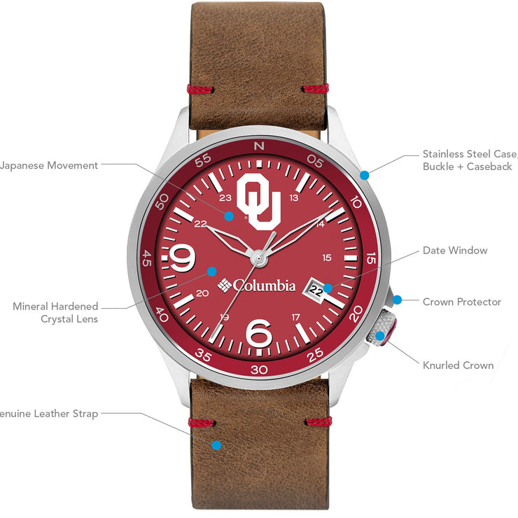 Columbia Canyon Ridge Oklahoma Red - Watches.com - CSC02 - 012