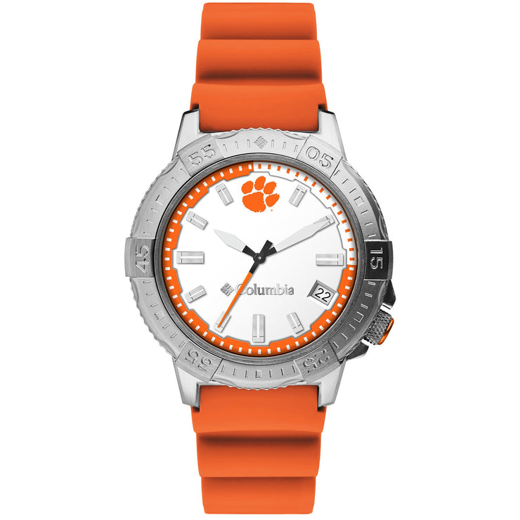 Columbia Peak Patrol Game Day Clemson Orange White - Watches.com - CSC03 - 009