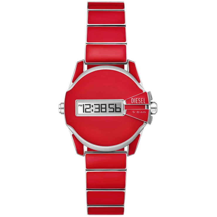 Diesel Baby Chief Digital Red SS - Watches.com - DZ2192