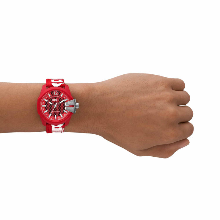 Diesel Baby Chief Three - Hand Solar PET Red - Watches.com - DZ4619