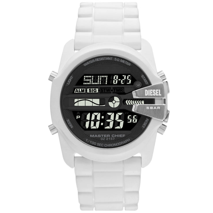 Diesel DZ2157 Master Chief Digital White - Watches.com - DZ2157