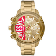 Diesel DZ4595 Griffed Chrono Gold SS - Watches.com - DZ4595